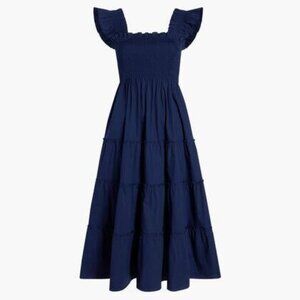 Hill House Ellie Nap Dress - Navy Poplin w/ Pockets